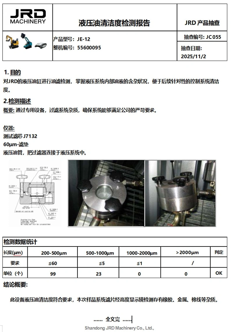 Hydraulic Oil System Spot Checks Passed