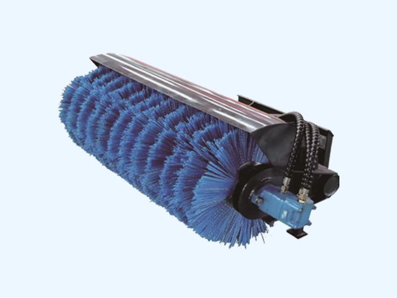 Sweeper / Skid Steer Sweeper – road or site cleaning scene