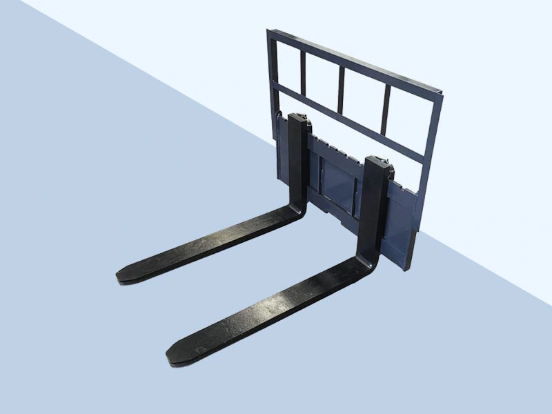 Pallet Fork / Skid Steer Pallet Fork – material handling scene