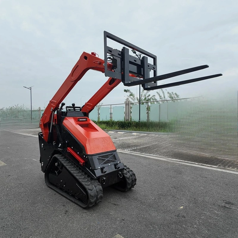 Using Skid Steer Pallet Forks on Compact Construction Sites