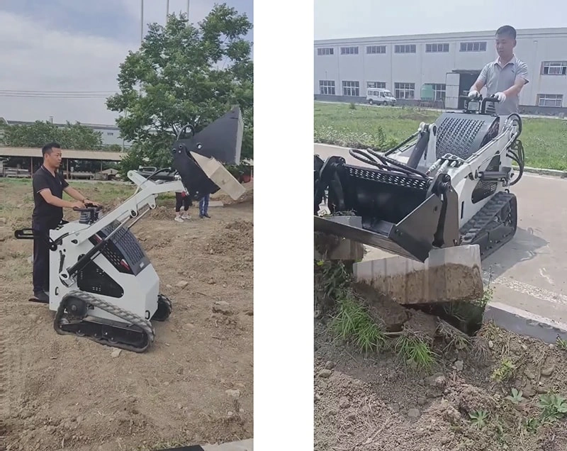 4-in-1 Bucket Applications for Material Handling on Construction Sites