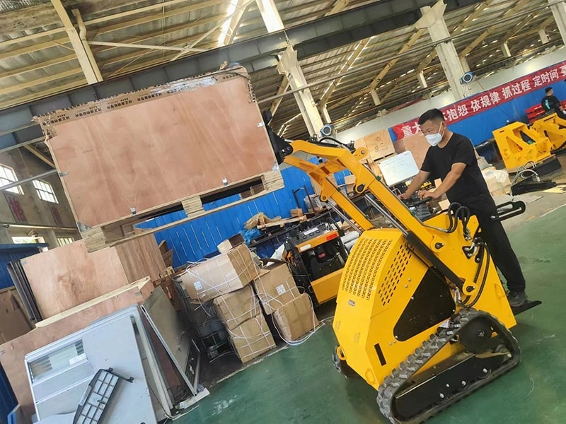 Skid Steer Pallet Fork moving materials