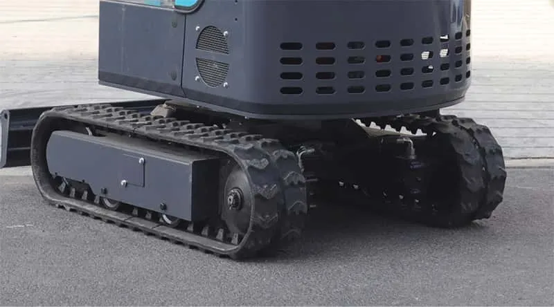 Mini Excavator Rubber Track Detail &mdash; Engineering Track Surface
