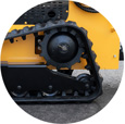 High-stability Triangular Rubber Tracks