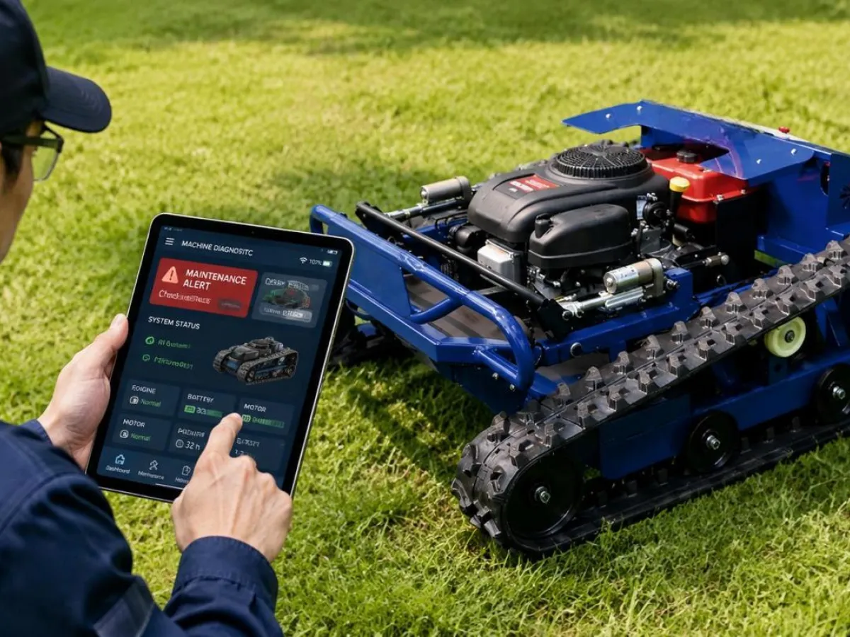 RC Mower Fleet Management Telematics, Utilisation and Service Control