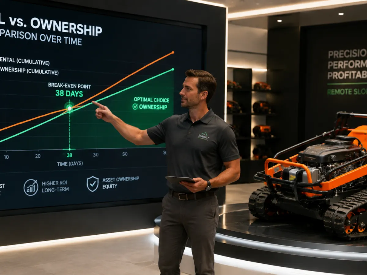 RC Mower Rental vs Purchase Finding the Crossover Point